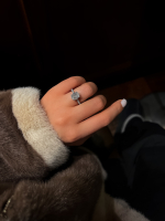 Sophie Mozanit Oval Tektaş Yüzük