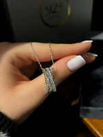 Alain Golden Diamond Baget Kolye