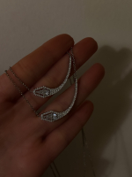 Cherie Baguette Diamond Kolye