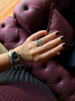 Ribbon Diamond Baguette  İthal Yüzük