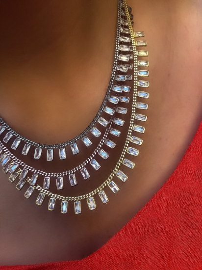 İthal Taşlı Kolye