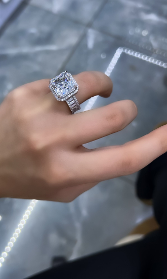 Pare Icecut  D Color Baget Yüzük