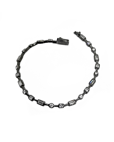 İthal  Beyaz Taşlı Suyolu Bileklik 