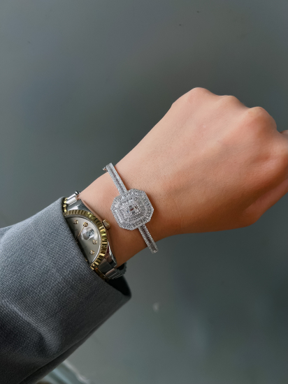 Geo Diamond Kelepçe 