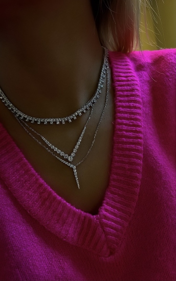 Y Model İthal Suyolu Kolye