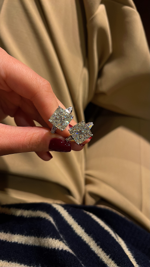 Pamela Mozanit Ice Cut Yüzük