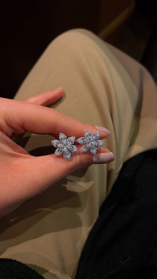 Toly Diamond D color Mozanit Küpe