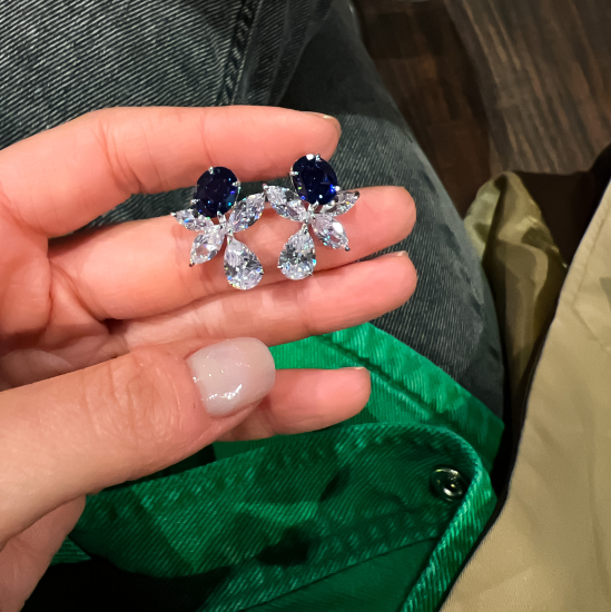 Lauder Tanzanit Küpe