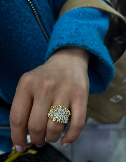 Balerno İthal Gold Yüzük