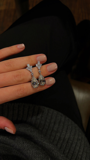 Brid Mozanitte Küpe 