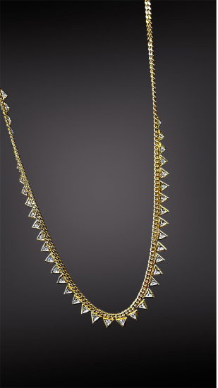 Triang İthal Zincir Kolye