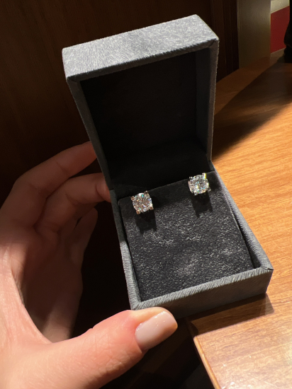 Carti Mozanit G color Lab Taşı (2,5ct) Tektaş