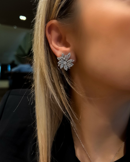 Rosaline Diamond İthal Küpe