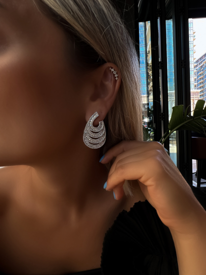 Silven Diamond Baguette Küpe