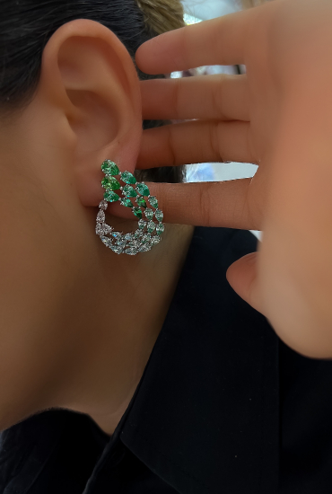 Ciel Green Diamond Küpe 