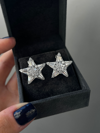 Carlen Star Diamond Küpe