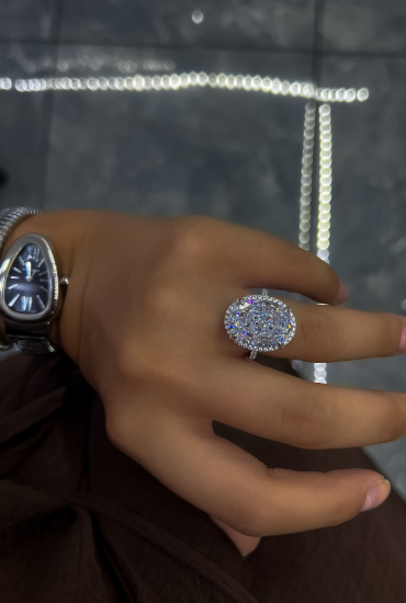 Mega Mozanit XL ıcecut Oval Tektaş 