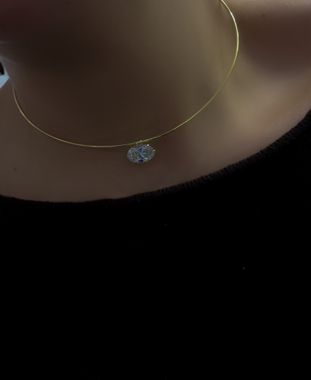 Sawen İthal Kasnak Kolye 