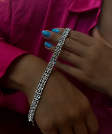 Hoedo Baguette Diamond Bileklik