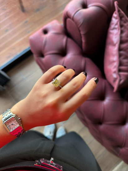 Sia ıce cut Diamond  SitrinYüzük