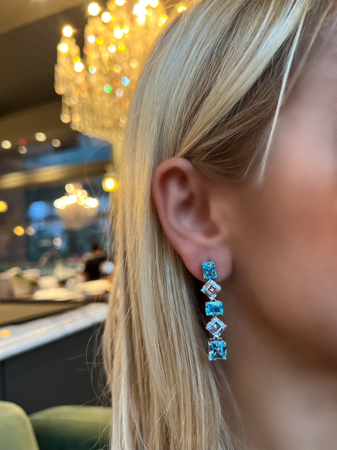 Ginza Pure Blues Küpe 