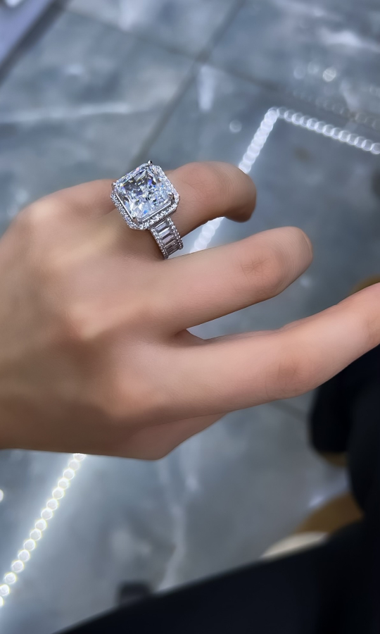 Pare Icecut  D Color Baget Yüzük