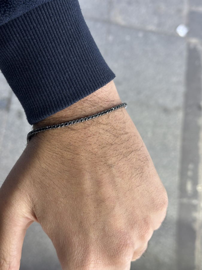2 mm Siyah Suyolu Bileklik