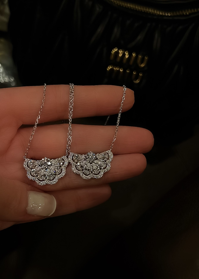 Lien Diamond Mozanit D color Kolye