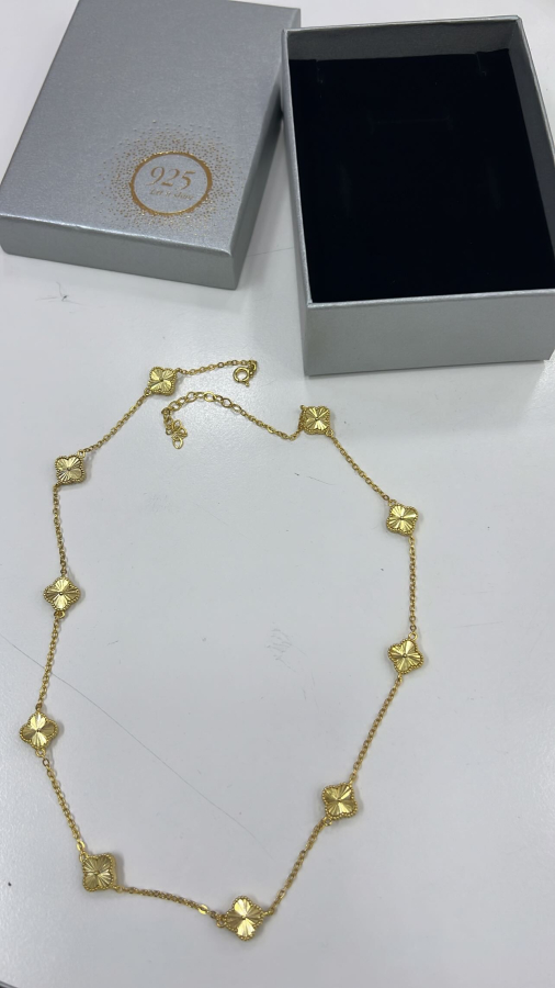Gold Yonca 10’lu Kolye