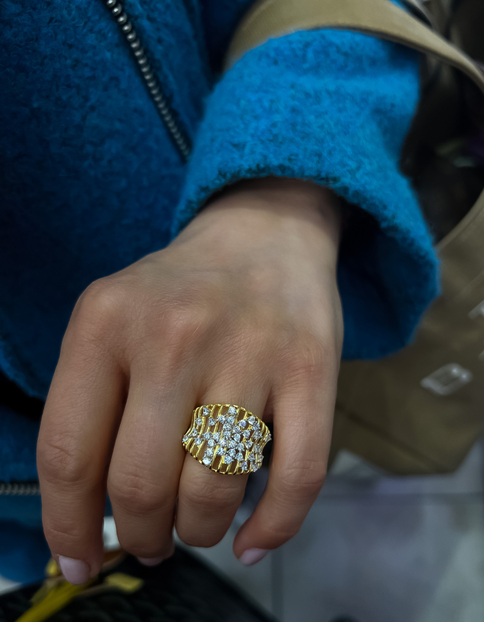 Balerno İthal Gold Yüzük