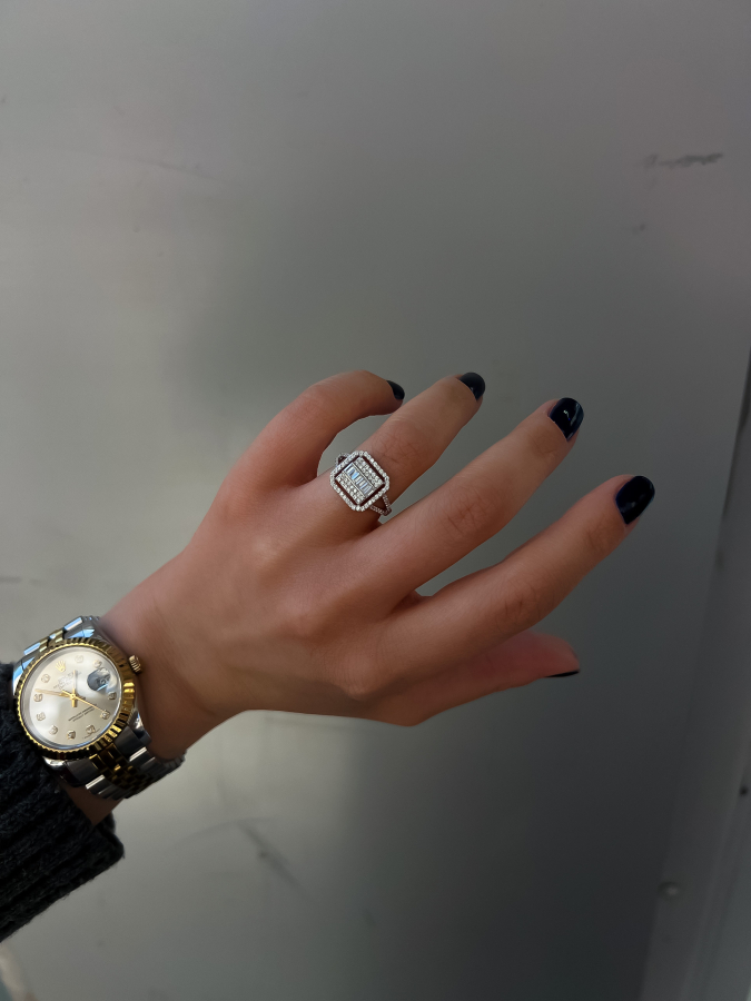 Nocca Diamond Baguette  Yüzük