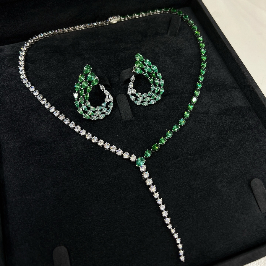Ciel Green Diamond Küpe 