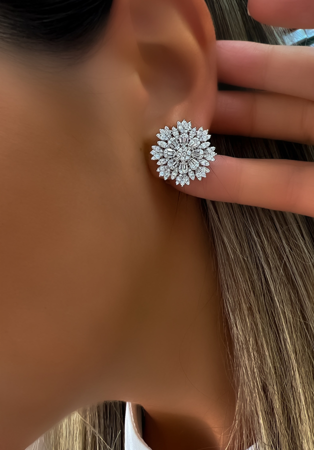 Serenelle Diamond Baget Küpe