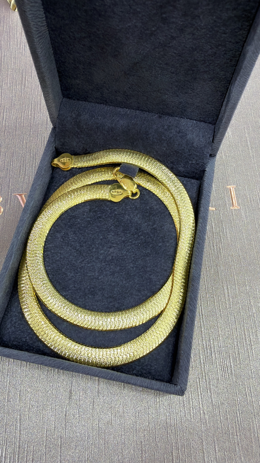 Orjinal İtalyan Yassı Kolye