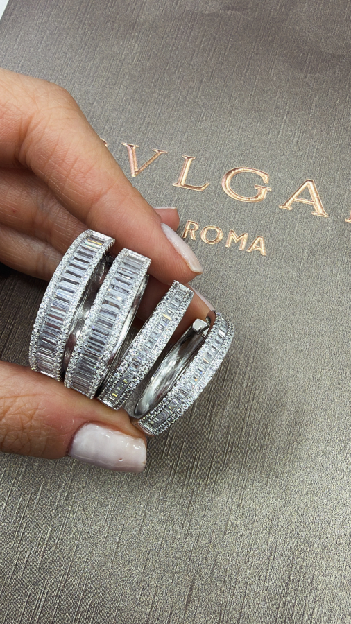 Silence Classic Kalın Baget Halka Küpe