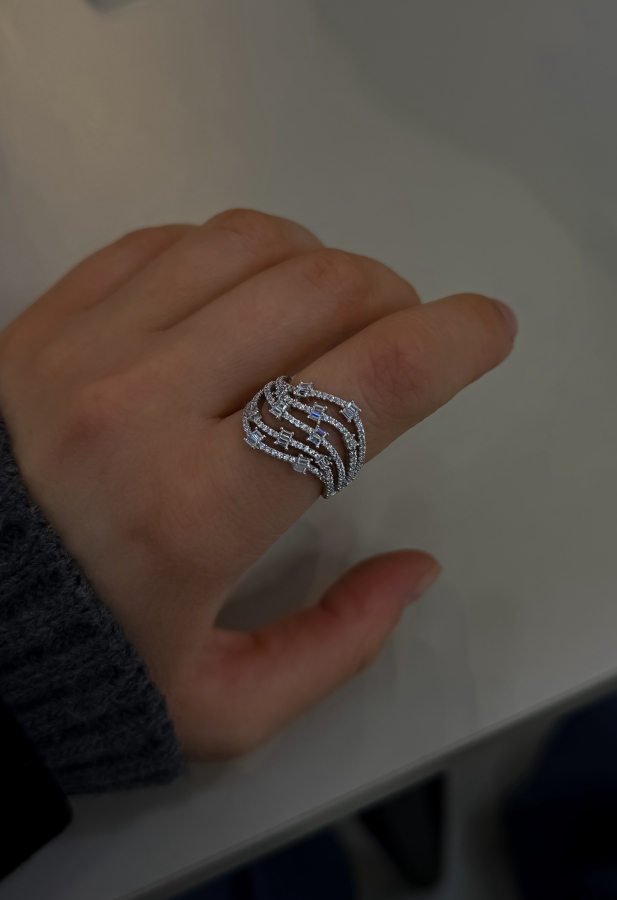 Haie Diamond Baguette Yüzük