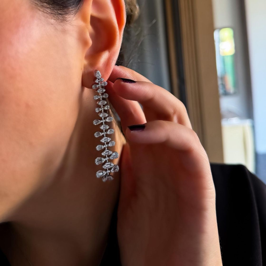 Livien Diamond İthal Küpe