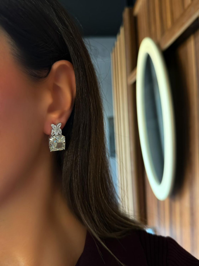 Tiff Daimond Moissanite Küpe